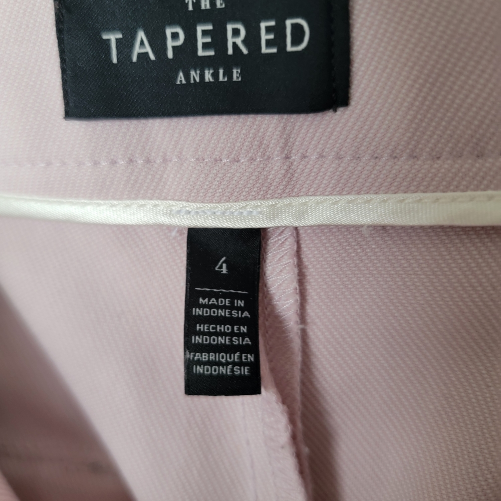 White House Black Market Women's Mauve Belted Trousers - Picture 5 of 11
